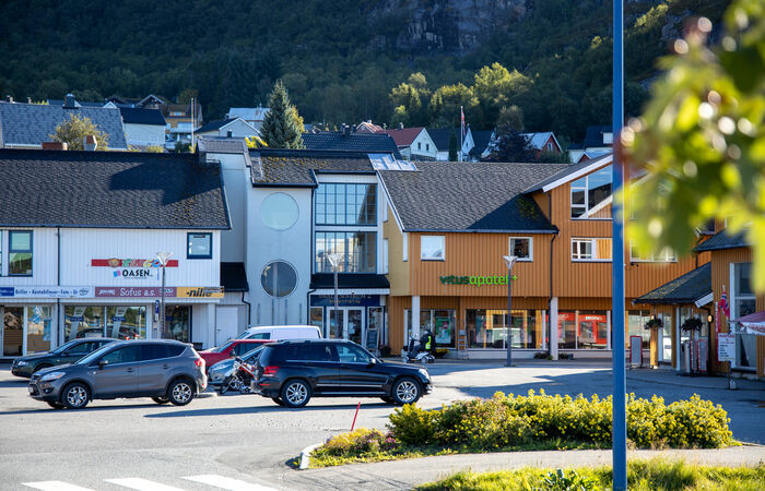 Bilde av Ørnes sentrum