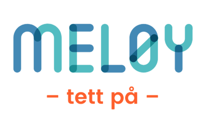 logo av meløy tett på